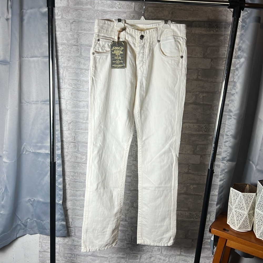 NWT Stitch's Texas White Jeans